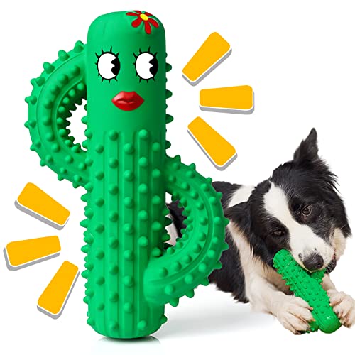 Rmolitty Hundespielzeug, Unzerstörbares Kauspielzeug, Puppy kauen für zahnende Welpen, Haltbares Quietschspielzeug aus Gummi für kleine bis mittelgroße Hunde von Rmolitty