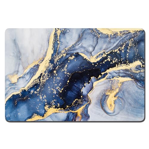 Rnivvi Hundefuttermatte, 40.6x61 cm, Marmor-Hundematte für Futter und Wasser, saugfähige Hunde- und Katzen-Napfmatte schützt Böden, rutschfeste Gummi-Futtermatte für Welpenbedarf, grau Rnivvi Hundefuttermatte, 40.6x61 cm, Marmor-Hundematte für Futter und Wasser, saugfähige Hunde- und Katzen-Napfmatte schützt Böden, rutschfeste Gummi-Futtermatte für Welpenbedarf, grau von Rnivvi