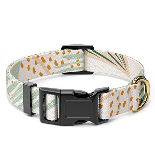 Rnivvi Hundehalsband, personalisierbares verstellbares Hundehalsband für kleine Hunde, niedliches Boho-Welpenhalsband für Jungen und Mädchen, weiche Haustierhalsbänder mit Schnellverschluss-Schnalle von Rnivvi