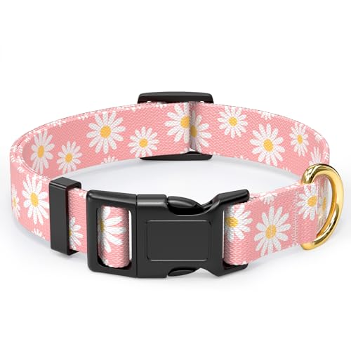 Rnivvi Hundehalsband, verstellbare Hundehalsbänder für mittelgroße Hunde, niedliches Welpenhalsband für Jungen und Mädchen, weiches Nylon-Haustierhalsband mit Schnellverschluss-Schnalle zum Rnivvi Hundehalsband, verstellbare Hundehalsbänder für mittelgroße Hunde, niedliches Welpenhalsband für Jungen und Mädchen, weiches Nylon-Haustierhalsband mit Schnellverschluss-Schnalle zum von Rnivvi