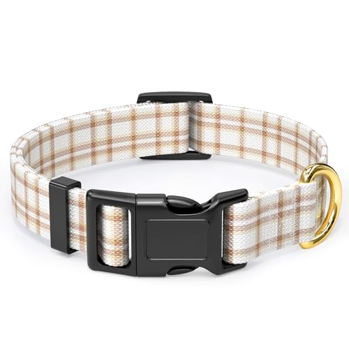 Rnivvi Hundehalsband für große Hunde, niedliches, strapazierfähiges, verstellbares Welpenhalsband mit Schnellverschluss-Schnalle für Mädchen und Frauen, Haustierzubehör zum Spazierengehen, Laufen, L Rnivvi Hundehalsband für große Hunde, niedliches, strapazierfähiges, verstellbares Welpenhalsband mit Schnellverschluss-Schnalle für Mädchen und Frauen, Haustierzubehör zum Spazierengehen, Laufen, L von Rnivvi