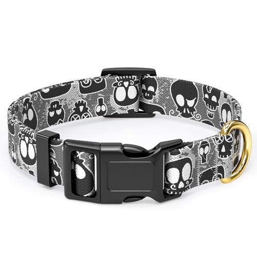 Rnivvi Hundehalsband für kleine Hunde, niedliches, strapazierfähiges, verstellbares Welpenhalsband mit Schnellverschluss-Schnalle für Mädchen und Frauen, Haustierzubehör zum Spazierengehen, Laufen, XS Rnivvi Hundehalsband für kleine Hunde, niedliches, strapazierfähiges, verstellbares Welpenhalsband mit Schnellverschluss-Schnalle für Mädchen und Frauen, Haustierzubehör zum Spazierengehen, Laufen, XS von Rnivvi
