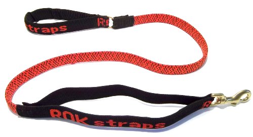 ROK Straps Mittlere Leine, Rot und Schwarz von RoK dog