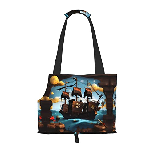 Cartoon Piratenschiff Tragbare Haustier Umhängetasche Idealer Begleiter Für Haustiere Auf Reisen Tragfähigkeit 10kg Ansicht Öffnen Design Mit Kragen Haken Cartoon Piratenschiff Tragbare Haustier Umhängetasche Idealer Begleiter Für Haustiere Auf Reisen Tragfähigkeit 10kg Ansicht Öffnen Design Mit Kragen Haken von RoMuKa