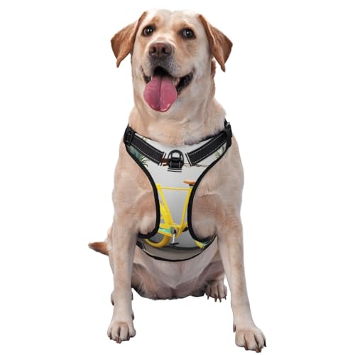 Ananas-Fahrradweste, Hundegeschirr, Hundegeschirr, mittelgroß, für Outdoor, Reisen, Spaziergänge mit dem Hund Ananas-Fahrradweste, Hundegeschirr, Hundegeschirr, mittelgroß, für Outdoor, Reisen, Spaziergänge mit dem Hund von RoMuka