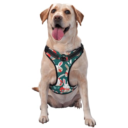 Bunny Rabbits Haustierweste, Geschirr, Hundegeschirr, mittelgroß, für Outdoor-Reisen, Spaziergänge mit dem Hund Bunny Rabbits Haustierweste, Geschirr, Hundegeschirr, mittelgroß, für Outdoor-Reisen, Spaziergänge mit dem Hund von RoMuka
