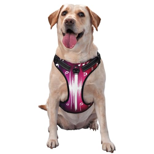 Musiknoten Haustier-Traktionsweste, Geschirr, Hundegeschirr, mittelgroße Hunde, Haustierbedarf, Outdoor, Reisen, Gassigehen Musiknoten Haustier-Traktionsweste, Geschirr, Hundegeschirr, mittelgroße Hunde, Haustierbedarf, Outdoor, Reisen, Gassigehen von RoMuka
