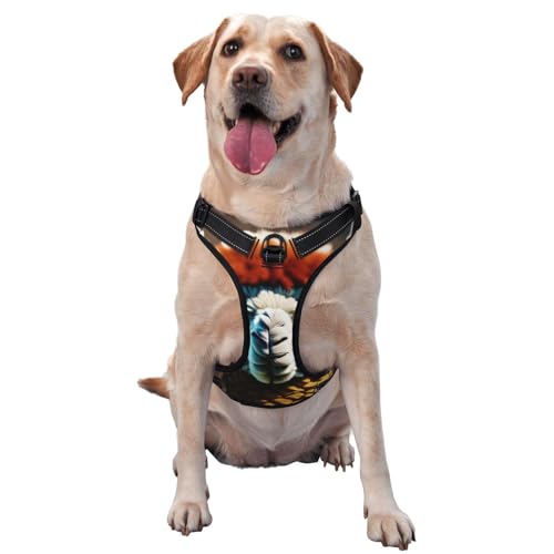 Niedliches Alpaka-Lama-Haustierweste, Geschirr, Hundegeschirr, Hundegeschirr, Hundegeschirr, Haustierbedarf, Outdoor, Reisen, Spaziergang mit dem Hund Niedliches Alpaka-Lama-Haustierweste, Geschirr, Hundegeschirr, Hundegeschirr, Hundegeschirr, Haustierbedarf, Outdoor, Reisen, Spaziergang mit dem Hund von RoMuka