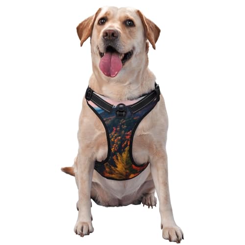 Smokey Mountain Cliff Haustierweste mit Traktionsweste, Hundegeschirr, mittelgroß, für Outdoor, Reisen, Spaziergänge mit dem Hund Smokey Mountain Cliff Haustierweste mit Traktionsweste, Hundegeschirr, mittelgroß, für Outdoor, Reisen, Spaziergänge mit dem Hund von RoMuka
