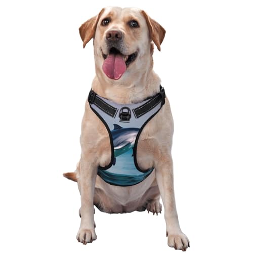 Süße Dolphin Pet Traction Weste Weste Harness Dog Harness Medium Size Dog Pet Supplies Outdoor Travel Dog Walking Süße Dolphin Pet Traction Weste Weste Harness Dog Harness Medium Size Dog Pet Supplies Outdoor Travel Dog Walking von RoMuka