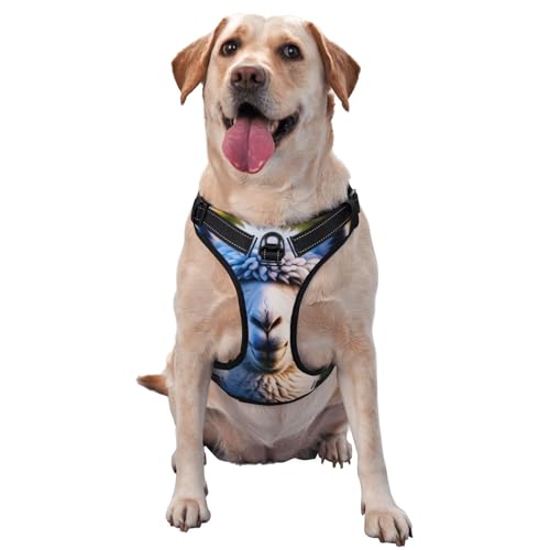 Süßes Lama-Haustier-Zugweste, Geschirr, Hundegeschirr, mittelgroße Hunde, Haustierzubehör, Outdoor, Reisen, Spaziergänge mit dem Hund Süßes Lama-Haustier-Zugweste, Geschirr, Hundegeschirr, mittelgroße Hunde, Haustierzubehör, Outdoor, Reisen, Spaziergänge mit dem Hund von RoMuka