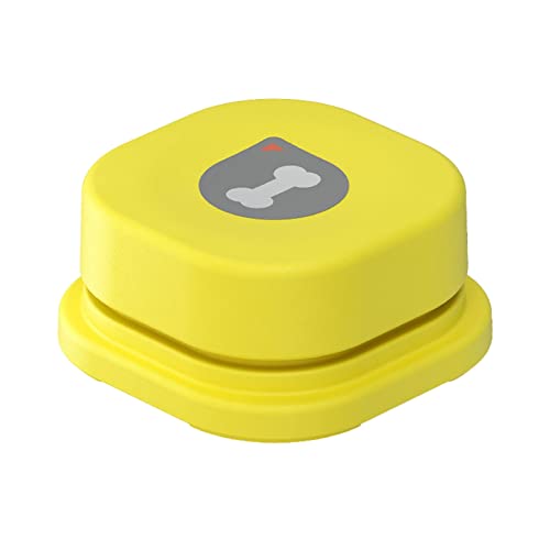 Dog Buttons Talk Training Dog Talking Buttons UK Dog Buttons Relieve Langeweile Trainable And Recordable Button Talking Dog Buttons Yellow von Roadoor
