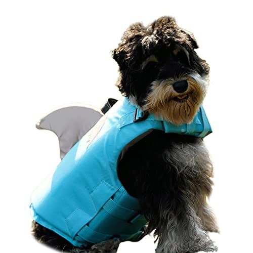 Haustier-Schwimmweste, auffällig, schützend, atmungsaktiv, verstellbar, dekorativ, Haustierhilfe, Kleidung, kompatibel mit Outdoor, blau, L Haustier-Schwimmweste, auffällig, schützend, atmungsaktiv, verstellbar, dekorativ, Haustierhilfe, Kleidung, kompatibel mit Outdoor, blau, L von Roadoor
