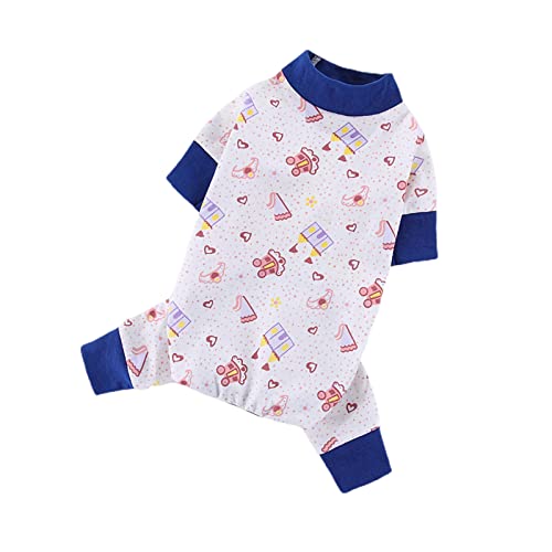 Haustier-Tuch, zum Verkleiden, mildes Haut, hält warm, für Zuhause, Teddy-Pullover, Hunde, Frühlingskleidung für den Innenbereich, blau, M Haustier-Tuch, zum Verkleiden, mildes Haut, hält warm, für Zuhause, Teddy-Pullover, Hunde, Frühlingskleidung für den Innenbereich, blau, M von Roadoor