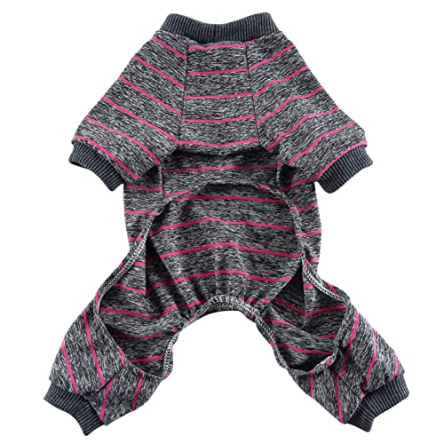 Hunde-Schlafanzug, hoher Kragen, schweißabsorbierend, für kleine Hunde, Sommer, Schlafkleidung, Haustierkleidung, Rosenrot, M Hunde-Schlafanzug, hoher Kragen, schweißabsorbierend, für kleine Hunde, Sommer, Schlafkleidung, Haustierkleidung, Rosenrot, M von Roadoor
