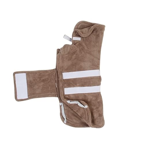 Hunde-Trocknungsmantel, verstellbarer Aufkleberverschluss, Design, kein Geruch, Welpen, Hunde, Trocknungsmantel, Bademantel, Reise, Strandtuch für Zuhause, Kaffee L Hunde-Trocknungsmantel, verstellbarer Aufkleberverschluss, Design, kein Geruch, Welpen, Hunde, Trocknungsmantel, Bademantel, Reise, Strandtuch für Zuhause, Kaffee L von Roadoor