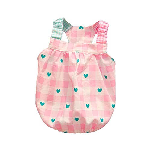 Hundekleider für kleine Hunde, weiche Baumwolle, Hundeweste, Verkleidung, leichte Hundekleidung für kleine Hunde, Mädchen, Sommer, Rosa, XS Hundekleider für kleine Hunde, weiche Baumwolle, Hundeweste, Verkleidung, leichte Hundekleidung für kleine Hunde, Mädchen, Sommer, Rosa, XS von Roadoor