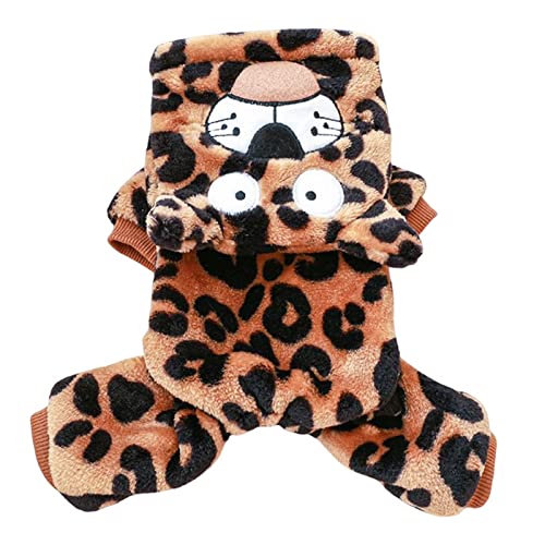 Hundemantel mit Beinen Leopard Print Bequem Weich Waschbar Warmer Cartoon Tiger Mantel Hund Wintermantel mit Kapuze Vier Beine Langarm Button Up Dress Up Hundejacken für kleine Hunde Leopard L Hundemantel mit Beinen Leopard Print Bequem Weich Waschbar Warmer Cartoon Tiger Mantel Hund Wintermantel mit Kapuze Vier Beine Langarm Button Up Dress Up Hundejacken für kleine Hunde Leopard L von Roadoor