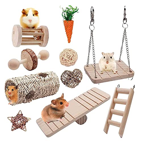 Meerschweinchenspielzeug feine Verarbeitung emotionaler Komfort Kreatives Hamster Spielen Kauspielzeug für Ratten von Roadoor