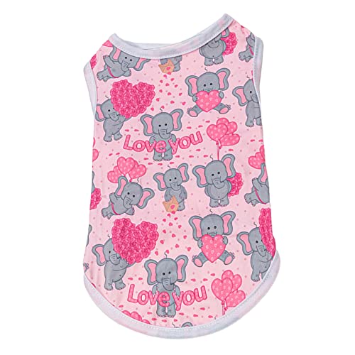 Pet Tops Cool Dress Up Waschbar Lovely Pet Sweatshirt Kostüm für Zuhause Pink XL von Roadoor