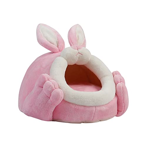 Roadoor Hamster-Versteck, weiches Kaninchen-Form, Hamsterhaus, lustig, groß, Hamster-Versteckhaus, waschbar, warmes Hamster-Zubehör für Käfige, Hamsterbett, Haus, Rosa, L Roadoor Hamster-Versteck, weiches Kaninchen-Form, Hamsterhaus, lustig, groß, Hamster-Versteckhaus, waschbar, warmes Hamster-Zubehör für Käfige, Hamsterbett, Haus, Rosa, L von Roadoor