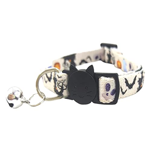 Roadoor Haustier Halsband Schnell Spanner Verbessern Sie die Atmosphäre Polyester Halloween Haustier Halsband Sicherheit Hund Katzen Halsband Haustier Zubehör G von Roadoor