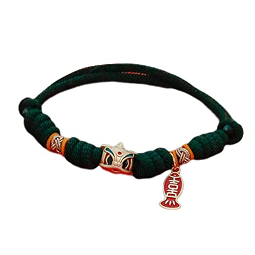 Roadoor Kätzchen Halsband XS Verstellbares Hundehalsband für kleine Hunde Mädchen Welpenhalsband Katzenhalsbänder Schnellverschluss Chinesische Löwe Katze Hund Welpen Halskette Atrovirens M von Roadoor