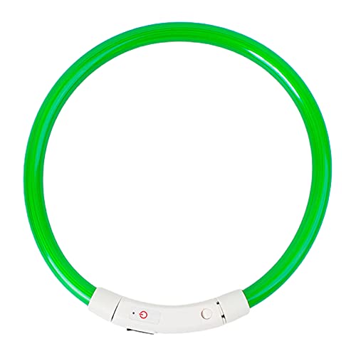 Roadoor LED-Hundehalsband für sichere Nachtsicherheit, wiederaufladbar, leuchtend, über USB wiederaufladbar, für kleine und mittelgroße Welpen, Katzen, Halsband, Grün, 50 cm Roadoor LED-Hundehalsband für sichere Nachtsicherheit, wiederaufladbar, leuchtend, über USB wiederaufladbar, für kleine und mittelgroße Welpen, Katzen, Halsband, Grün, 50 cm von Roadoor