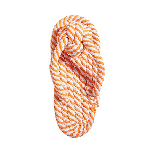 Roadoor Pet Bite Toy Kratzer - Zahnreinigung Wiederverwendbare Haustier Hund Jute Training Sleeve Spielzeug Hundebedarf Orange von Roadoor