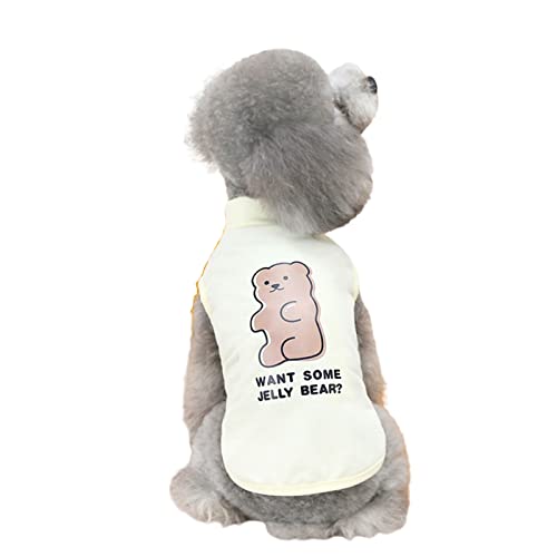 Roadoor Sommer-Hundekleidung, gute Elastizität, Sonnenschutz, schönes Welpen-Shirt, Haustier-Sweatshirt, Kleidung, Welpen-Kostüm, Weiß, M Roadoor Sommer-Hundekleidung, gute Elastizität, Sonnenschutz, schönes Welpen-Shirt, Haustier-Sweatshirt, Kleidung, Welpen-Kostüm, Weiß, M von Roadoor