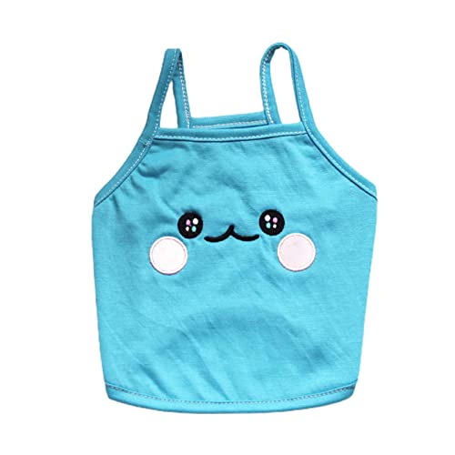 Roadoor Sommer-Hundekleidung, kein Pilling, schweißabsorbierend, Pullover, Welpen, Camisole für den Sommer, Haustierkleidung für den Urlaub, Blau S Roadoor Sommer-Hundekleidung, kein Pilling, schweißabsorbierend, Pullover, Welpen, Camisole für den Sommer, Haustierkleidung für den Urlaub, Blau S von Roadoor