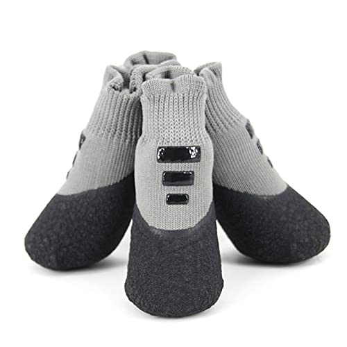 Schneeschuhe für Hunde, Pfoten, Hundeschuhe, Haustierschuhe, wasserdicht, rutschfest, gute Elastizität, Haustier-Hunde-Turnschuhe für große, mittelgroße und kleine Hunde, Haustier-Sneaker, leicht für Schneeschuhe für Hunde, Pfoten, Hundeschuhe, Haustierschuhe, wasserdicht, rutschfest, gute Elastizität, Haustier-Hunde-Turnschuhe für große, mittelgroße und kleine Hunde, Haustier-Sneaker, leicht für von Roadoor
