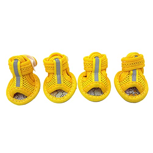 Schneeschuhe für Hunde, Pfoten, Hundestiefel, Haustierschuhe, einfarbig, rutschfeste Gummisohle, Hundesandalen, Schuhe für Outdoor, Hundesneaker, einfarbig, zum Spazierengehen, Gelb 2# Schneeschuhe für Hunde, Pfoten, Hundestiefel, Haustierschuhe, einfarbig, rutschfeste Gummisohle, Hundesandalen, Schuhe für Outdoor, Hundesneaker, einfarbig, zum Spazierengehen, Gelb 2# von Roadoor