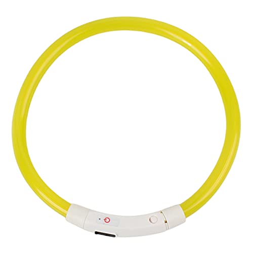 Roadoor YSoutstripdu LED-Hundehalsband mit Nachtbeleuchtung, fr kleine und mittelgroe Welpen und Katzen, Gelb, 35 cm Roadoor YSoutstripdu LED-Hundehalsband mit Nachtbeleuchtung, fr kleine und mittelgroe Welpen und Katzen, Gelb, 35 cm von Roadoor