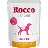 Rocco Diet Care Diabetic Huhn & Rind mit Reis 300 g - Pouch - 12 x 300 g von Rocco Diet Care