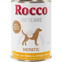 Rocco Diet Care Hepatic Huhn mit Haferflocken & Hüttenkäse 400 g - 12 x 400 g von Rocco Diet Care