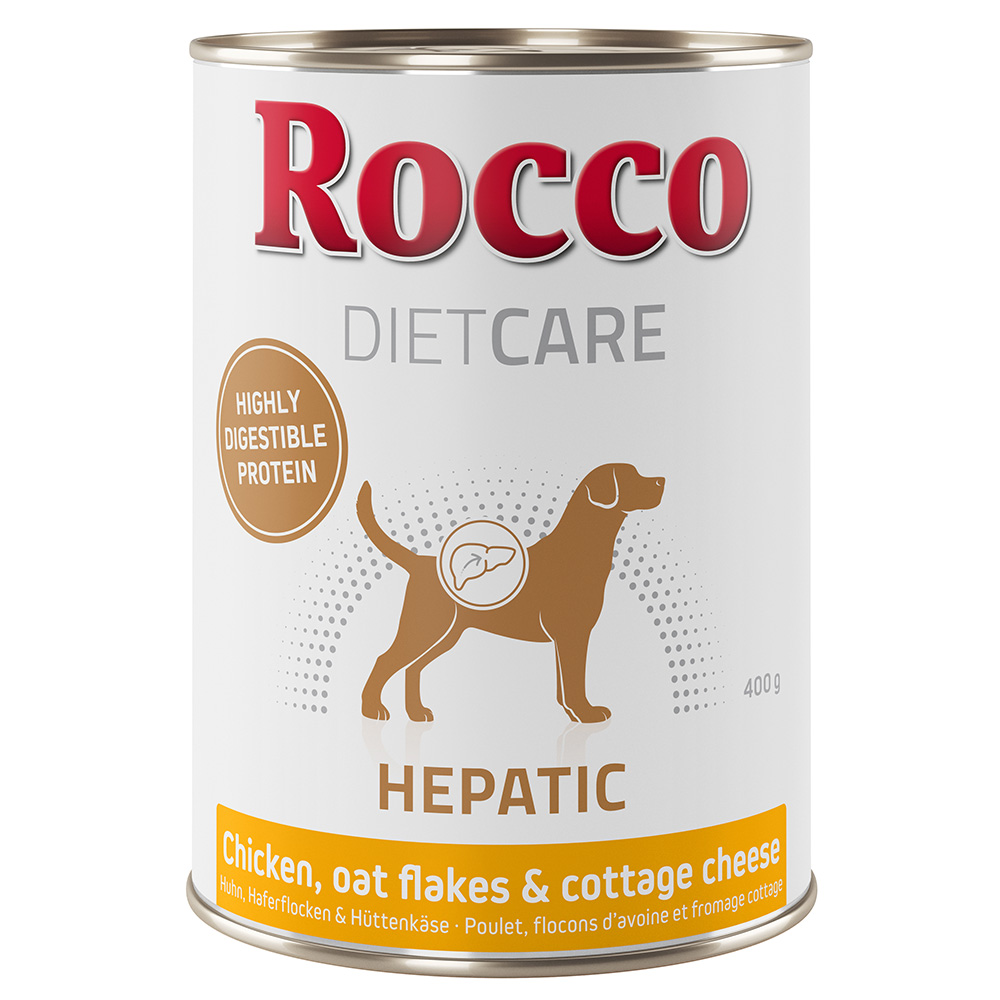 Rocco Diet Care Hepatic Huhn mit Haferflocken & Hüttenkäse 400g  12 x 400 g von Rocco Diet Care