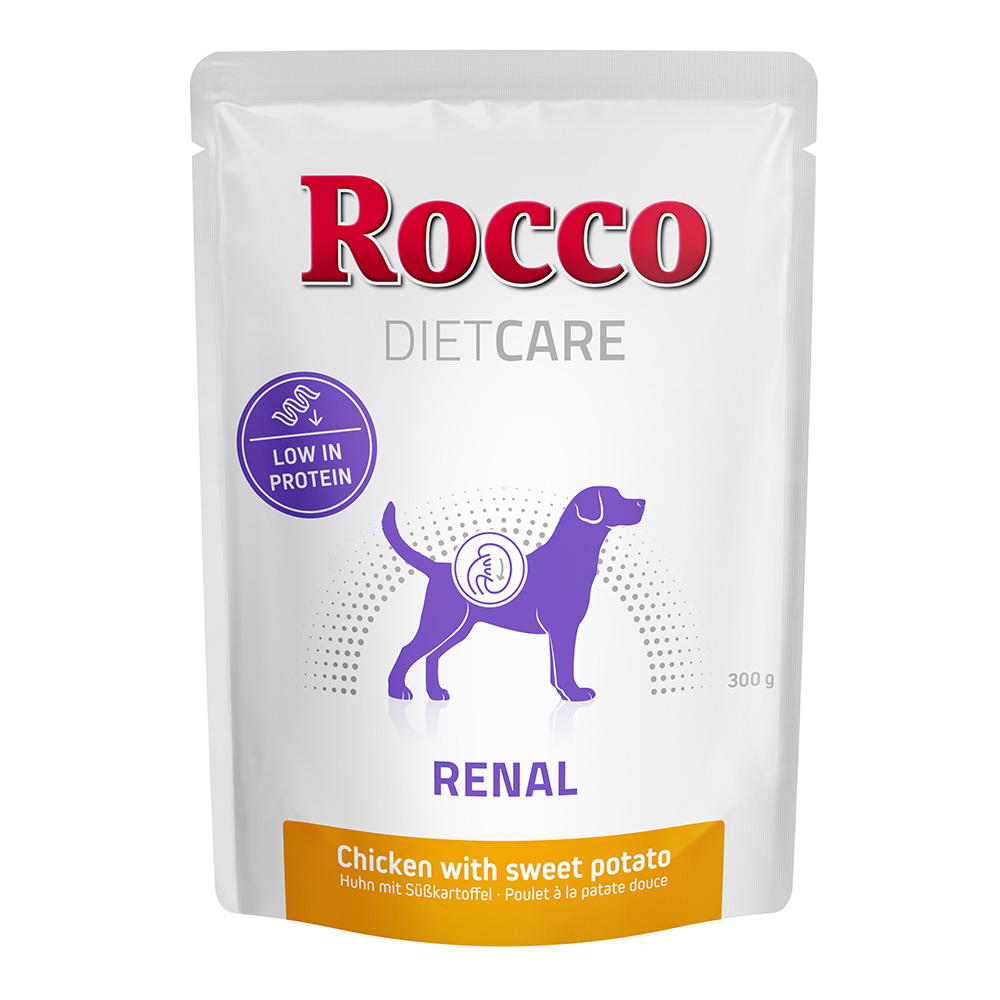 Rocco Diet Care Renal Huhn mit Süßkartoffel 300g  - Pouch 24 x 300 g von Rocco Diet Care