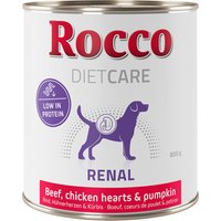 Rocco Diet Care Renal Rind mit Hühnerherzen & Kürbis 800 g - 6 x 800 g von Rocco Diet Care