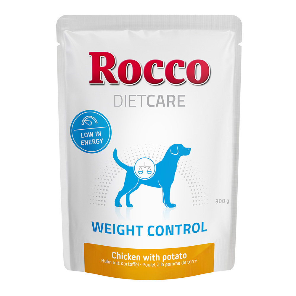 Rocco Diet Care zum Probierpreis! Nassfutter: Weight Control Huhn mit Kartoffel 300 g - Pouch von Rocco Diet Care