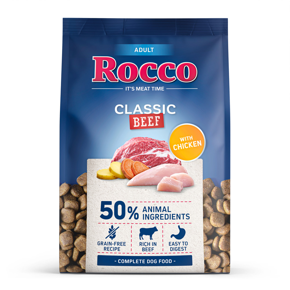 1 kg Rocco zum Sonderpreis! - Adult Classic Rind mit Huhn von Rocco