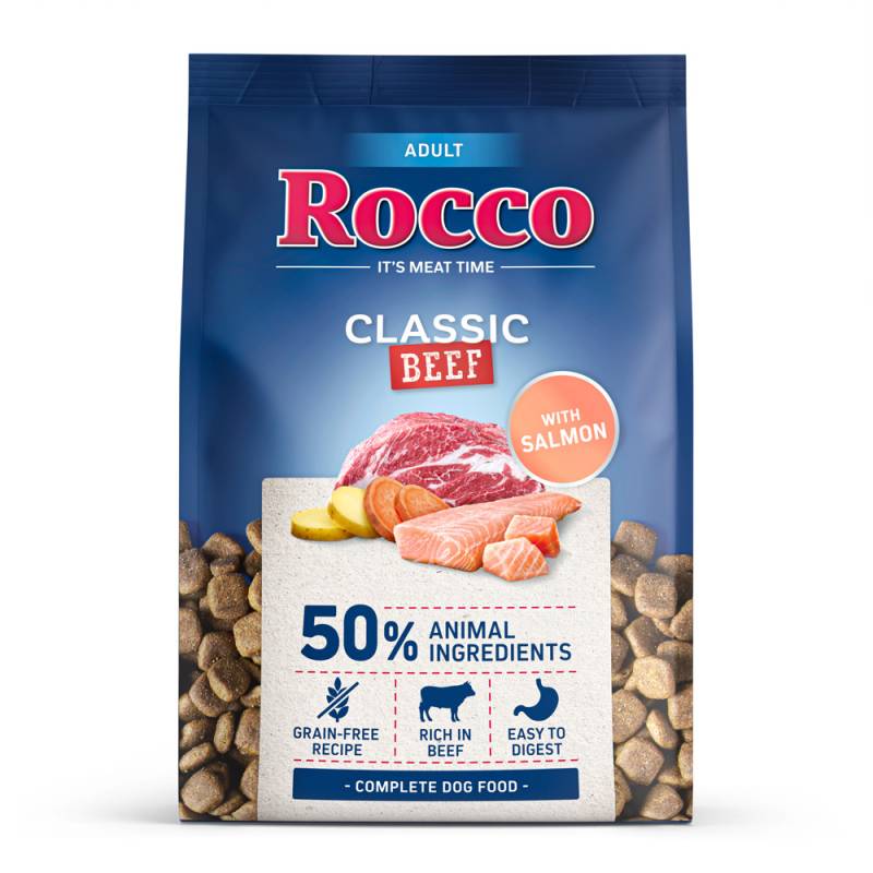 1 kg Rocco zum Sonderpreis! - Adult Classic Rind mit Lachs von Rocco