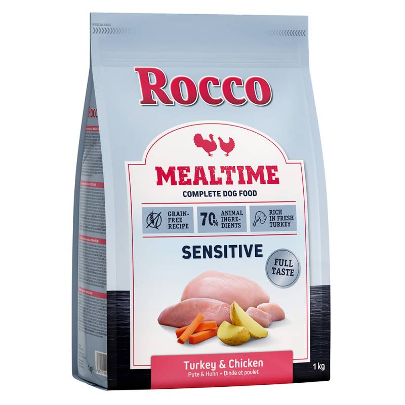 1 kg Rocco zum Sonderpreis! - Mealtime Sensitive - reich an frischer Pute und frischem Huhn von Rocco