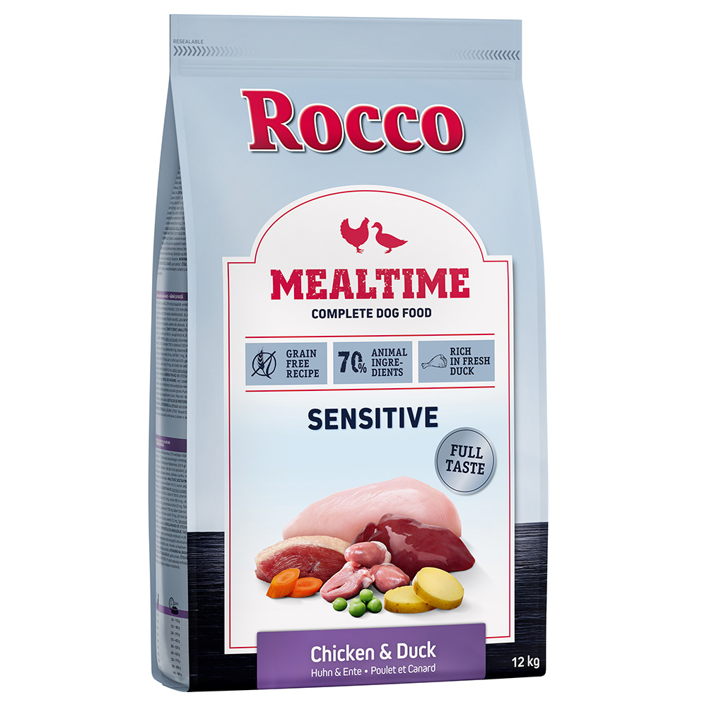 Sparpaket Rocco Mealtime 2 x 12 kg Sensitive Huhn & Ente von Rocco