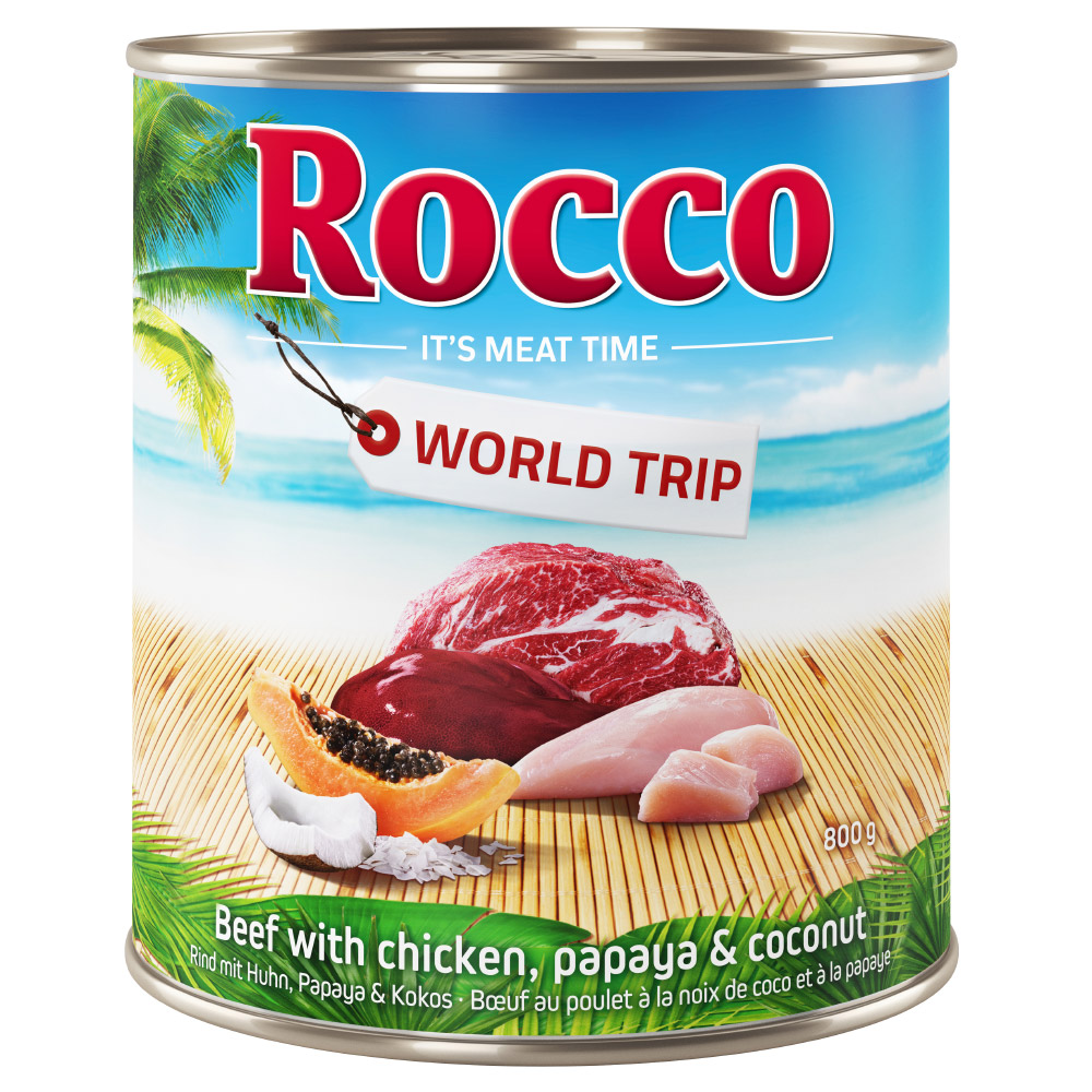 20 + 4 gratis Sparpaket Rocco Menü & World Trip 24 x 800 g - World Trip Jamaika von Rocco