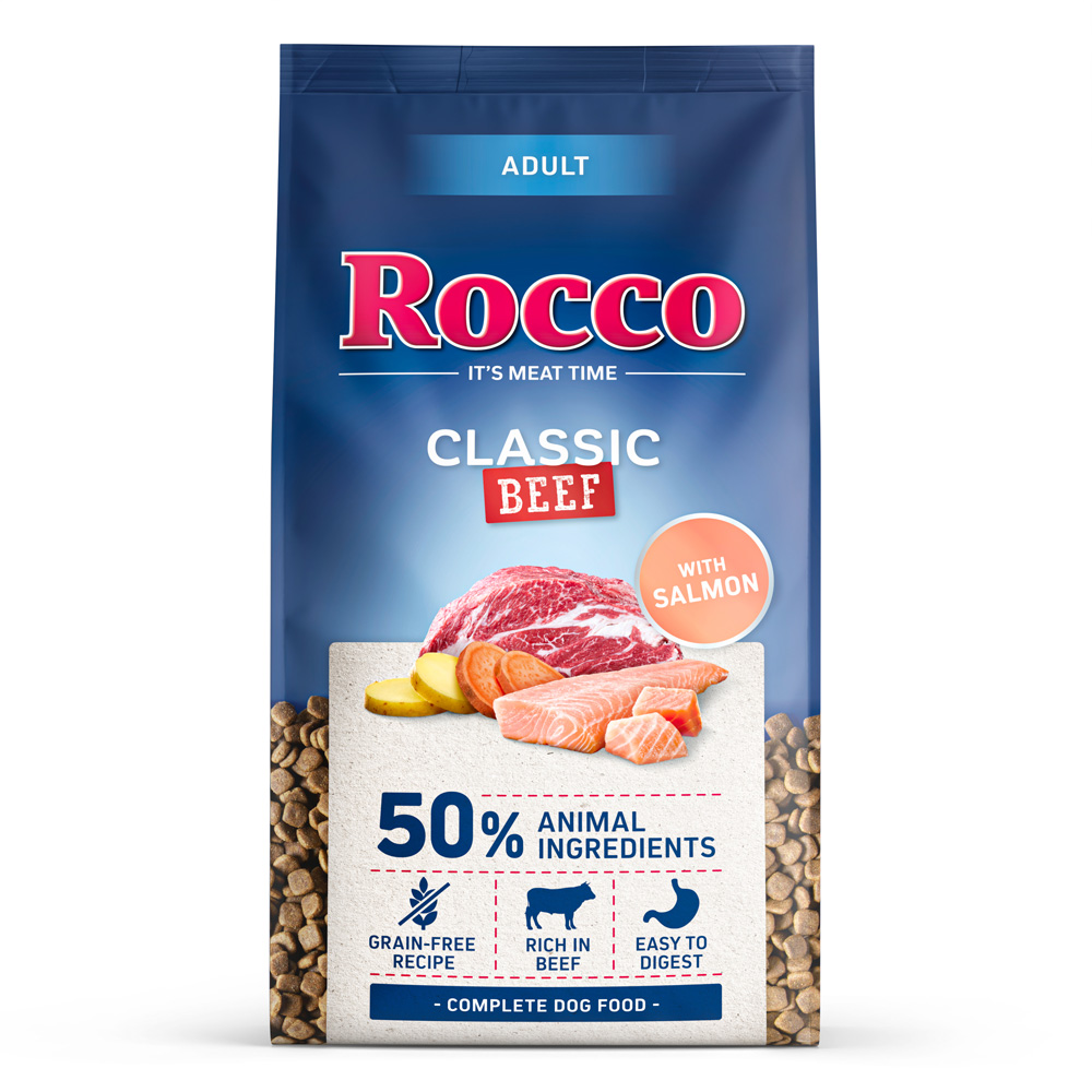 Rocco Adult Classic Rind mit Lachs - 2 x 10 kg Rocco Adult Classic Rind mit Lachs - 2 x 10 kg von Rocco