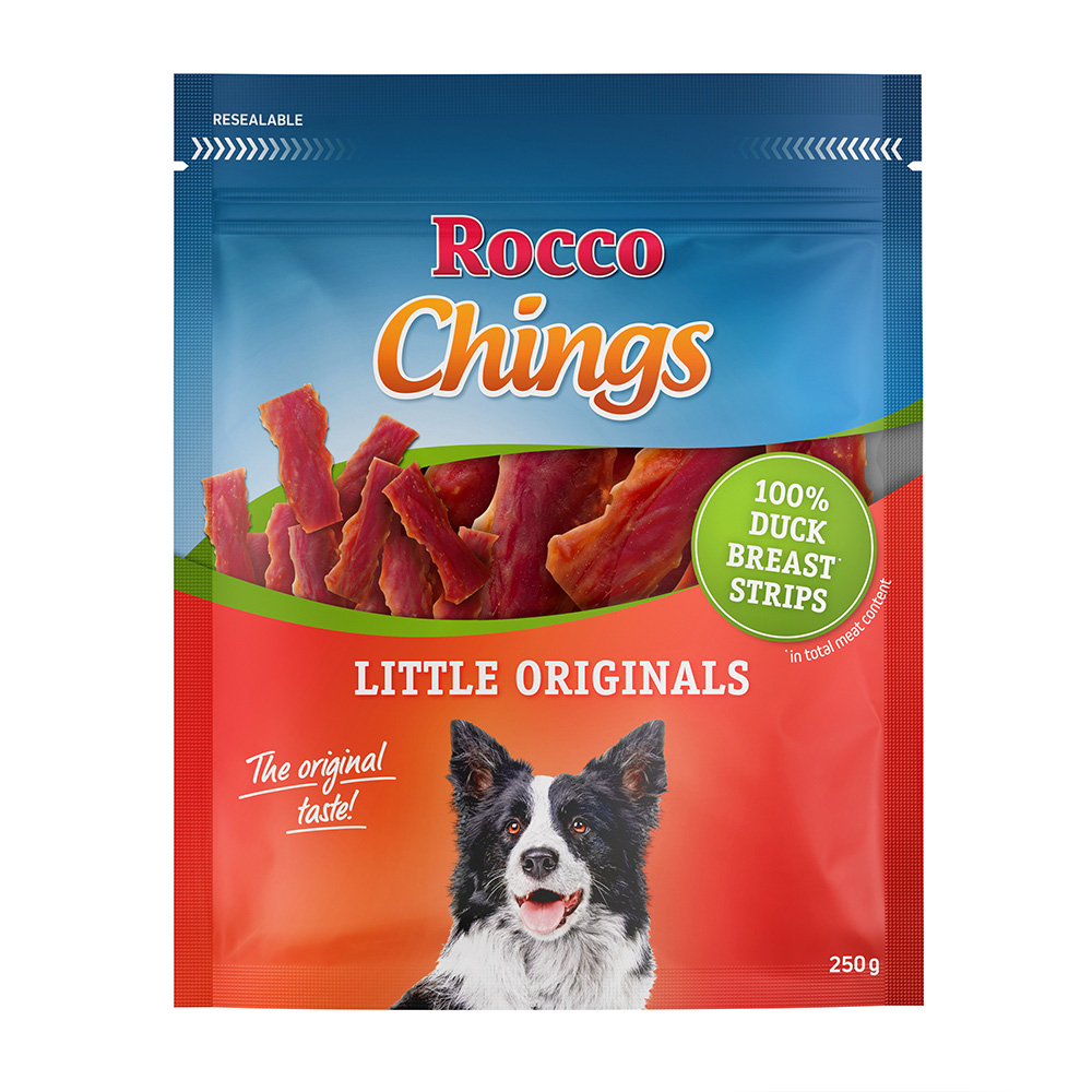Rocco Chings Little Originals 250 g - in kurzen Streifen - Entenbrust in kurzen Streifen 1 x 250 g Rocco Chings Little Originals 250 g - in kurzen Streifen - Entenbrust in kurzen Streifen 1 x 250 g von Rocco