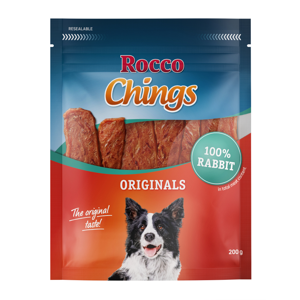 Rocco Chings Originals - Sparpaket - Kaninchen 4 x 200 g Rocco Chings Originals - Sparpaket - Kaninchen 4 x 200 g von Rocco