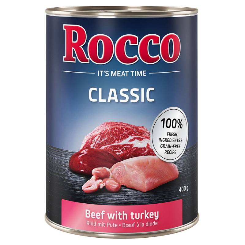Rocco Classic 6 x 400 g - Rind mit Pute von Rocco