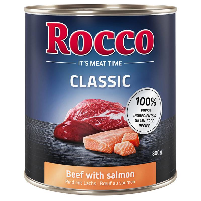 Rocco Classic 6 x 800 g - Rind mit Lachs von Rocco